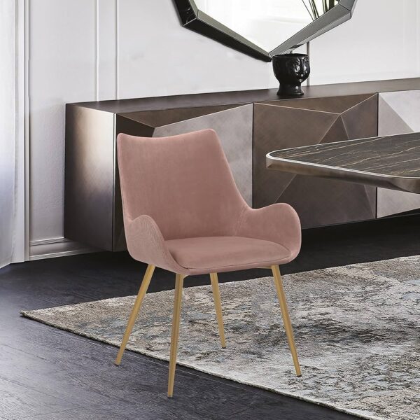 BRAND NEW DUSTY PINK LUXURY AVERY ACCENT CHAIRS