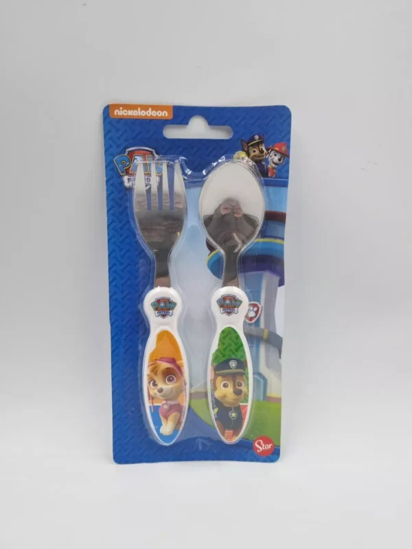 BRAND NEW PAW PATROL Fork & Spoon Cutlery Set