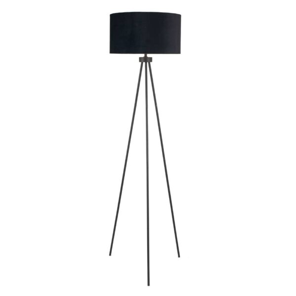  SLOUGH MATT BLACK TRIPOD FLOOR LAMPS RRP  