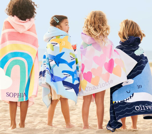 Kids Wrap Around Character Towels quantity